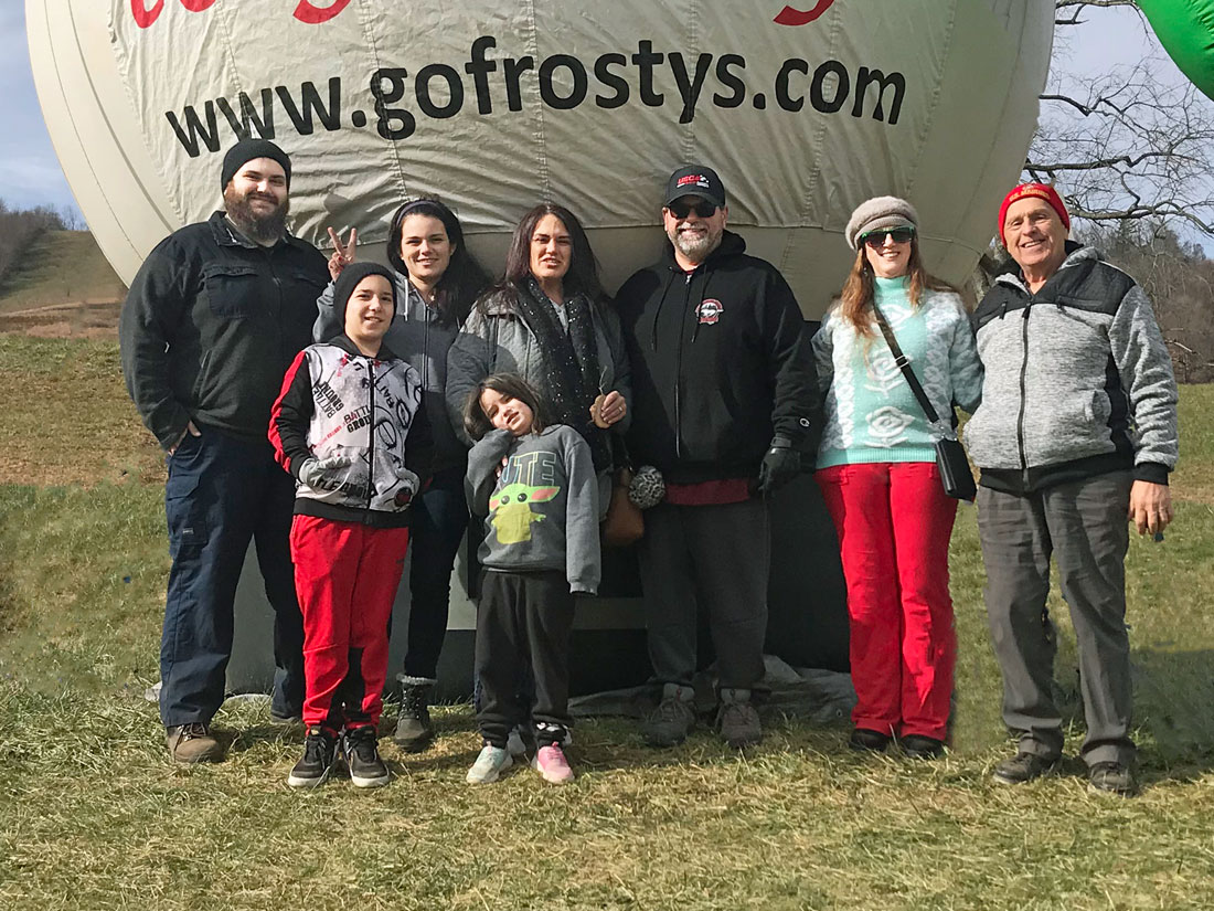 The family at Frostys