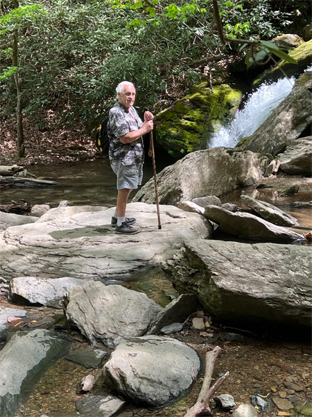 Lee Duquette at Catawba Falls