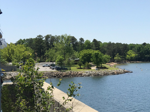 view of the parking lot