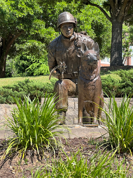 South Carolina War Dogs monument