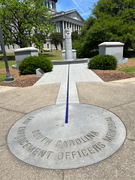 SC Fraternal Order of Police Memorial Fund statue