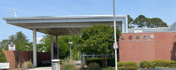 entry to NC Veterans Park