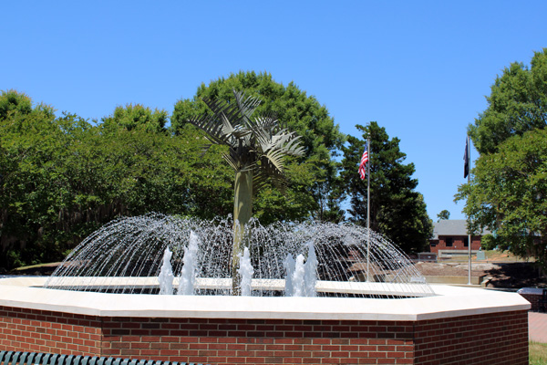 DPU Centennial Park fountain