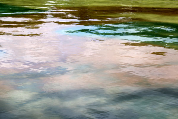 colorful pond