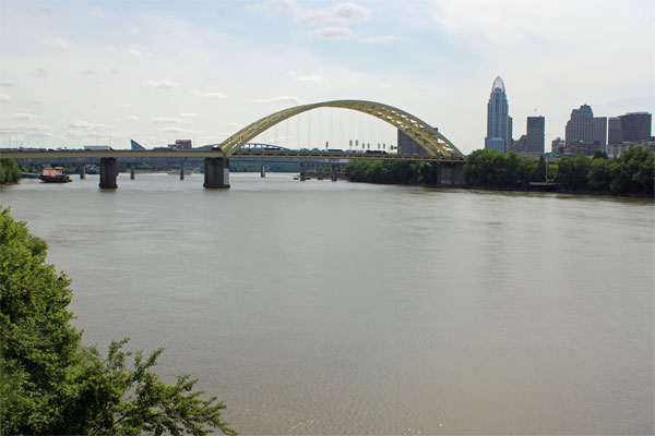 view of Ohio from KY