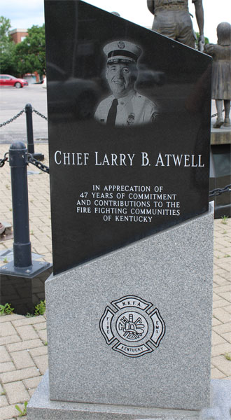 Chief Larry B Atwell monument