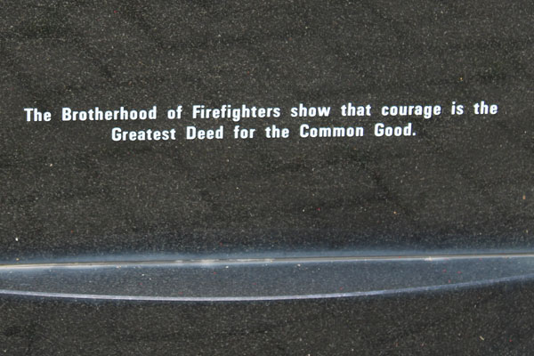 Brotherhood of Firefighters slogan