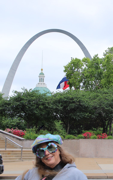 The Gateway Arch and Karen Duquette