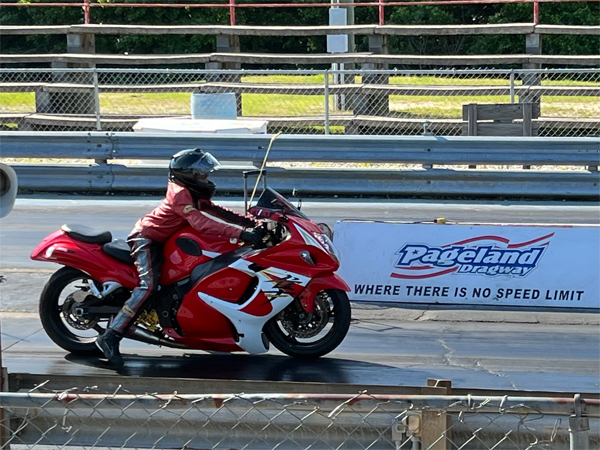 An 11-year old boy raced