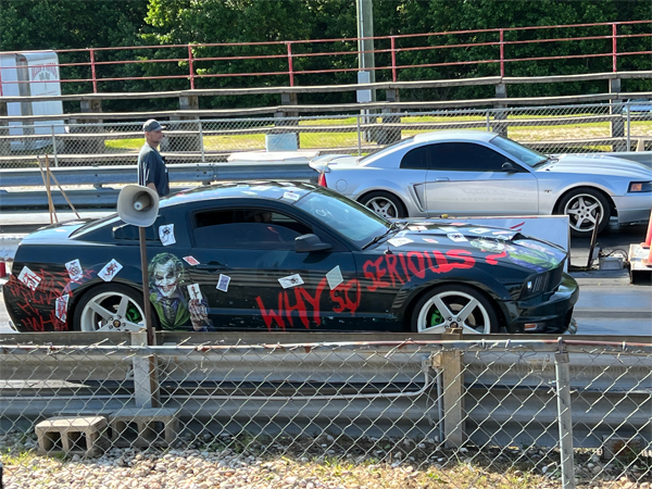 cool paint job on a race car