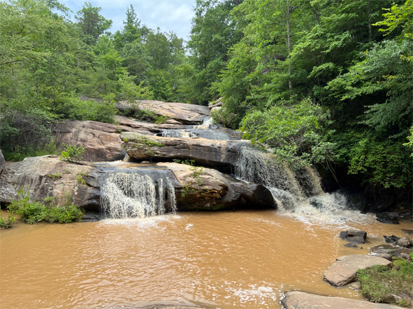 40-foot waterfall