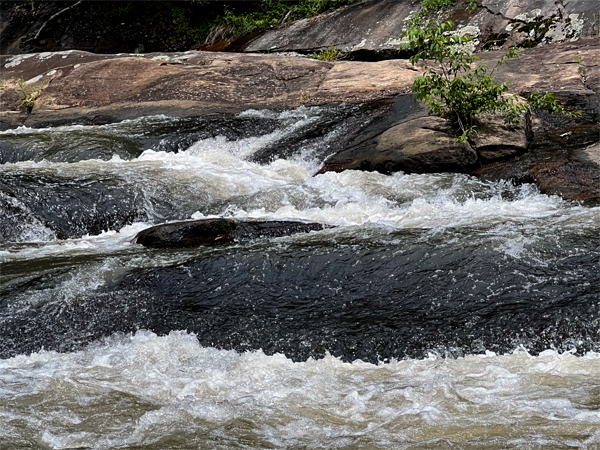 water flowing