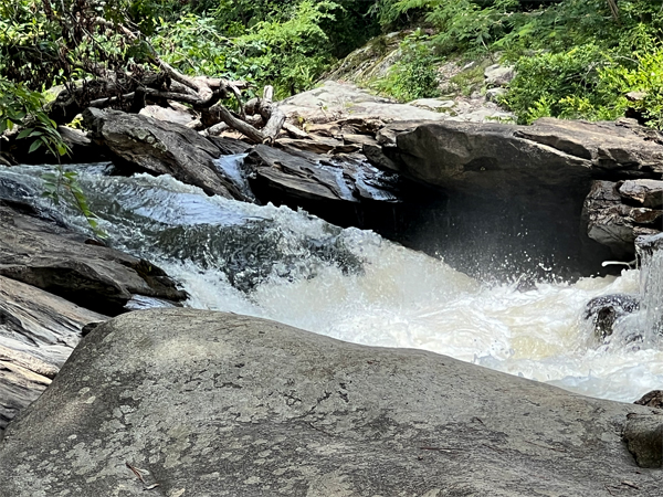 water flowing