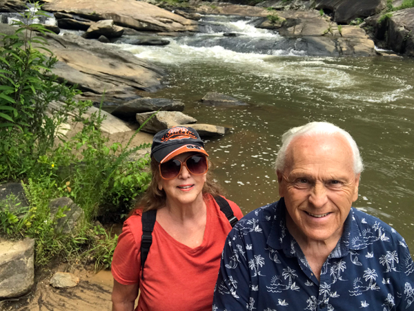 The two RV Gypsies at Chauga River