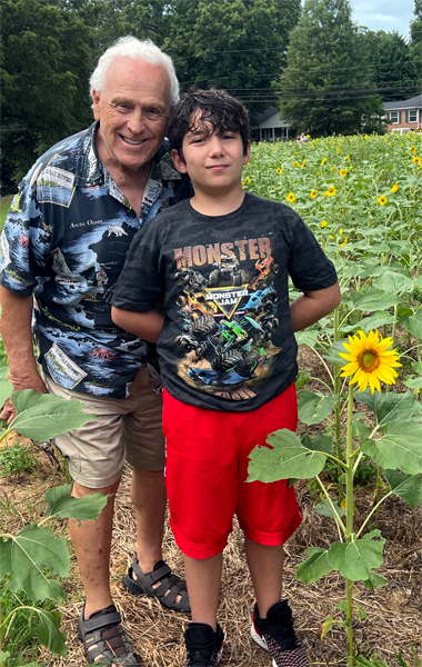 Lee Duquette and his great-grandson