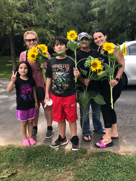 Karen Duquette and her family