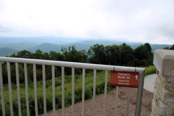 Caesars Head SC and the view