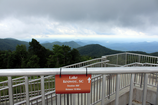 Lake Keowee SC and the view