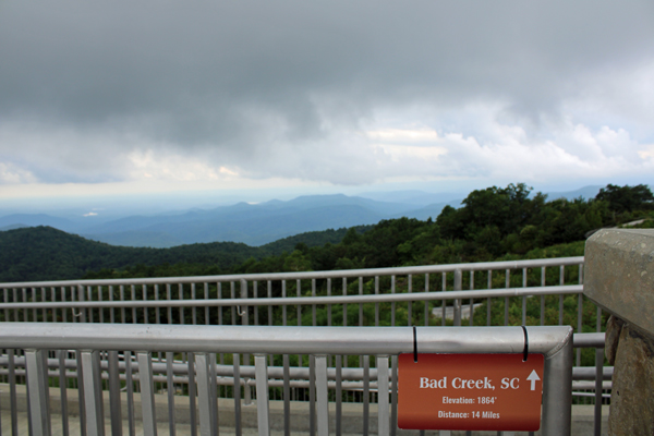 view of Bad Creek, sC