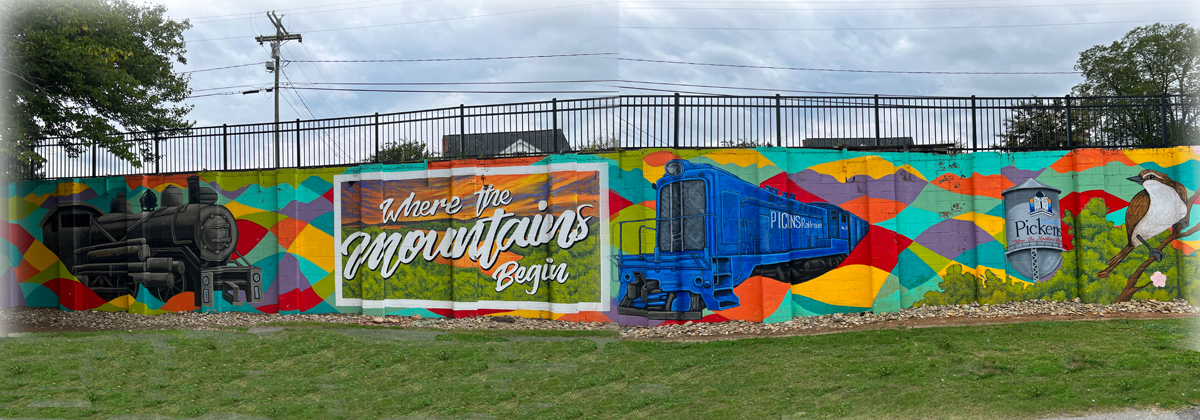 playground wall mural