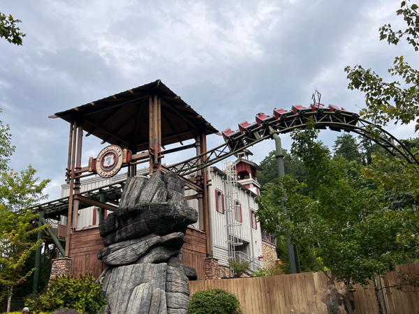 roller coaster at Dollywood