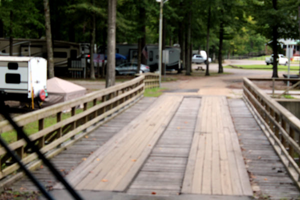 2-way wooden bridge