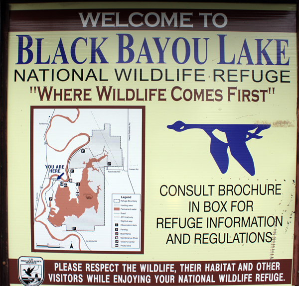 Black Bayou Lake map