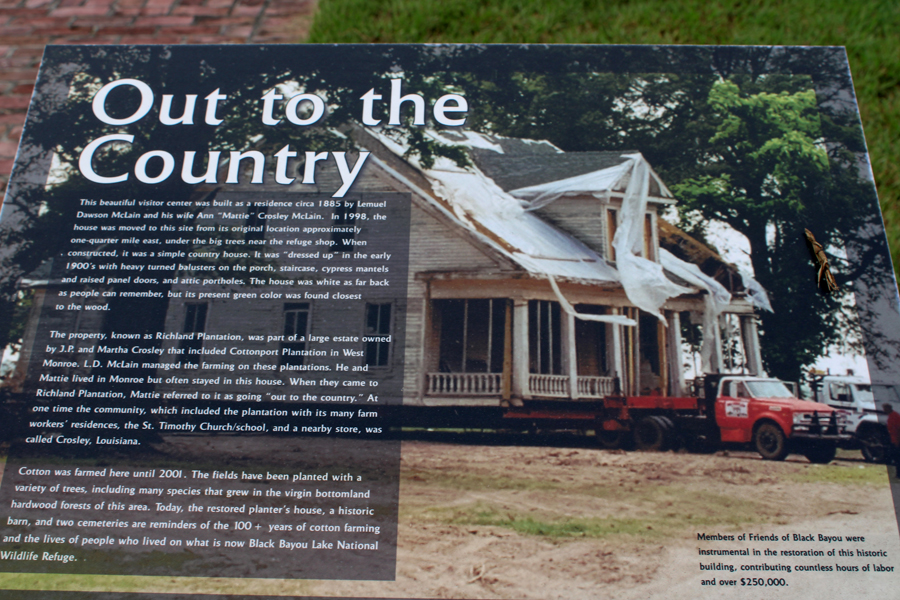 Out to the country sign