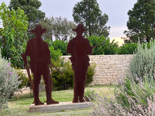 silhouette at Comanche Springs