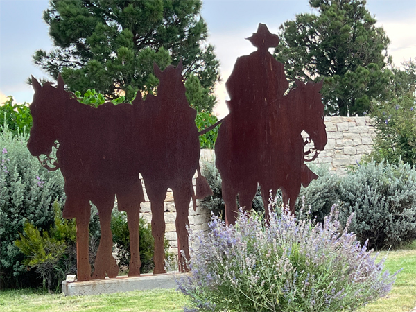 silhouette at Comanche Springs