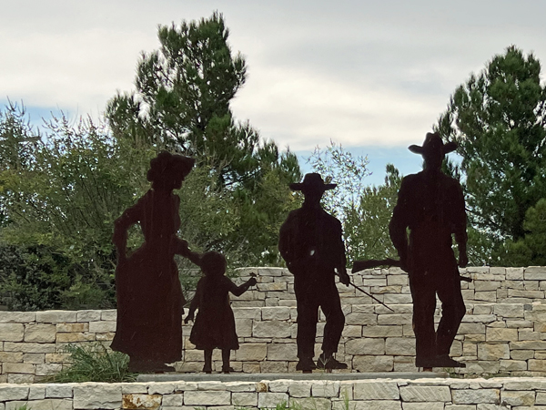 silhouette in Fort Stockton