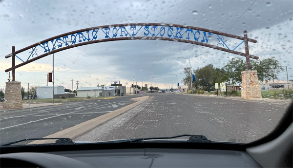 Historic Fort Stockton sign