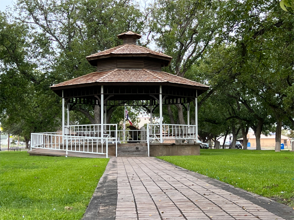 a gazebo