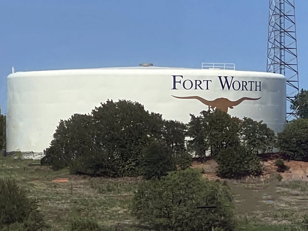 Fort Worth water tank