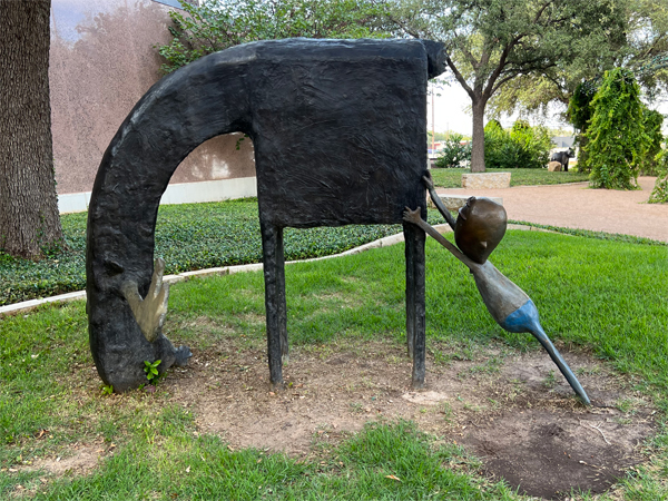 Marcel and Wilfred statue