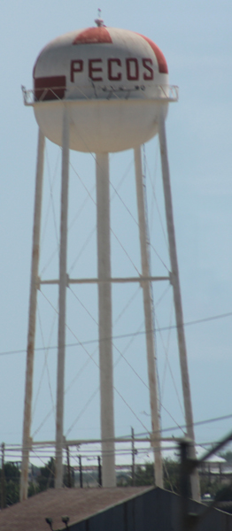 Pecos water tower