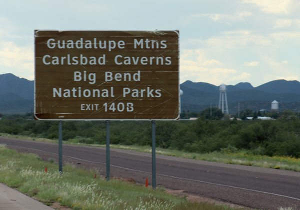 National Parks sign