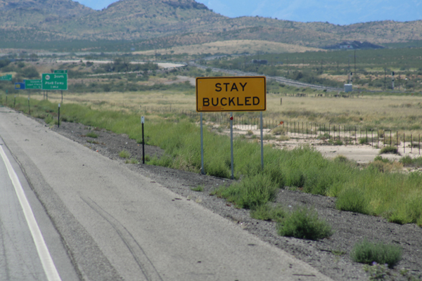 dust storm warning sign