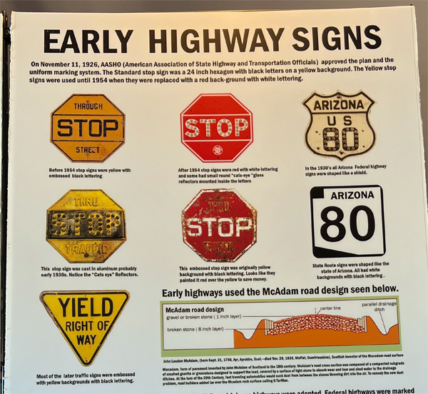early Highway signs