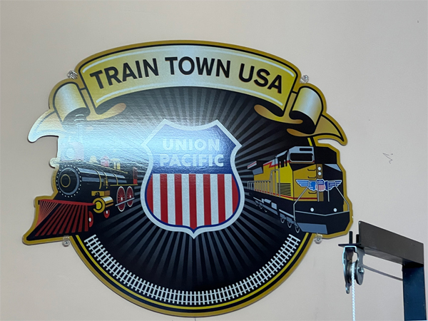 Union Pacific Train Town USA logo