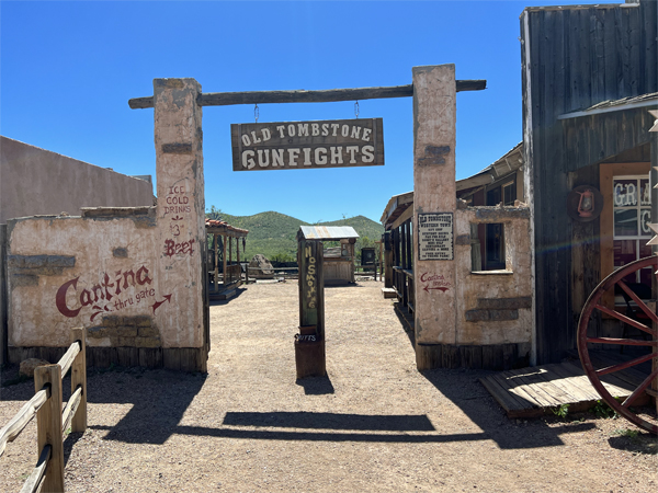Old Tombstone Gunfight arena