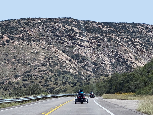 Scenery leaving Tombstone and heading to Bisbee, Arizona