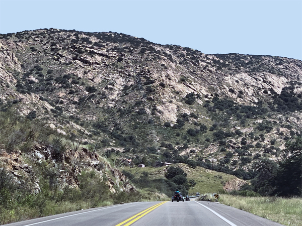 Scenery leaving Tombstone and heading to Bisbee, Arizona