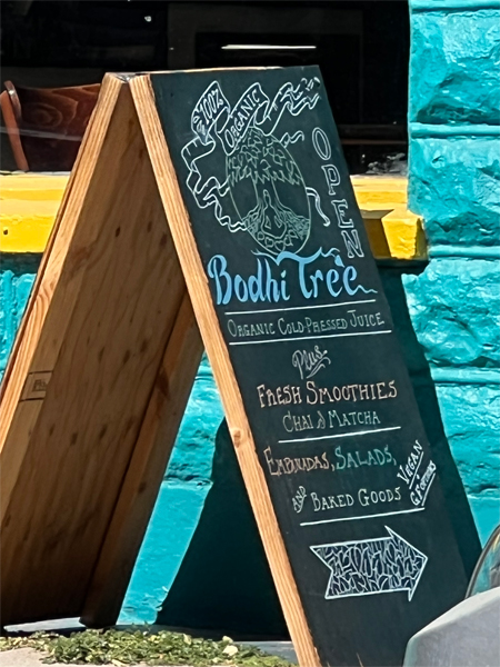 Bodhi Tree  sign