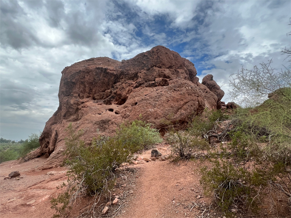 Getting closer to the hole in the rock