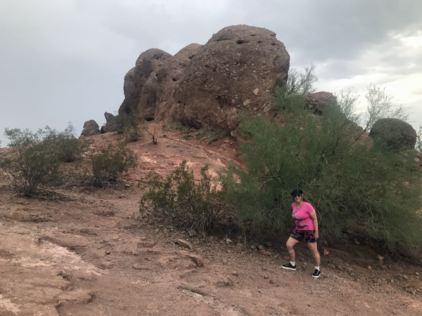 Karen Duiquette at Papago Park