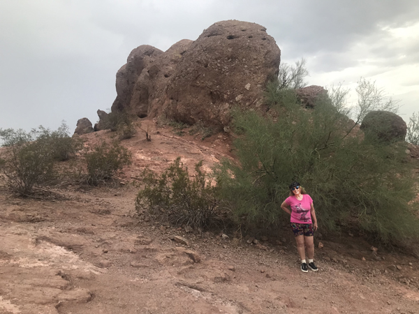 Karen Duiquette at Papago Park