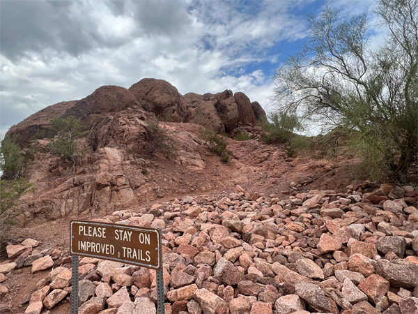 trail sign