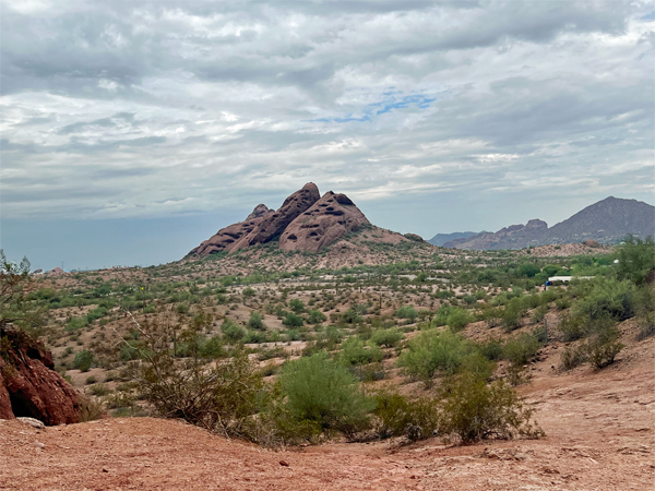 close up of the second mountain peak in the distance