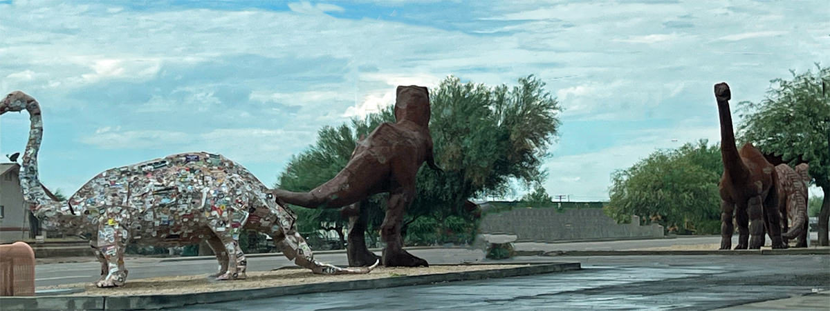 dinosaurs in Gila Bend Arizona